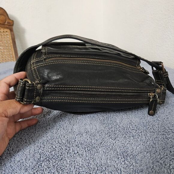 Fossil leather hobo bag - Picture 2 of 10